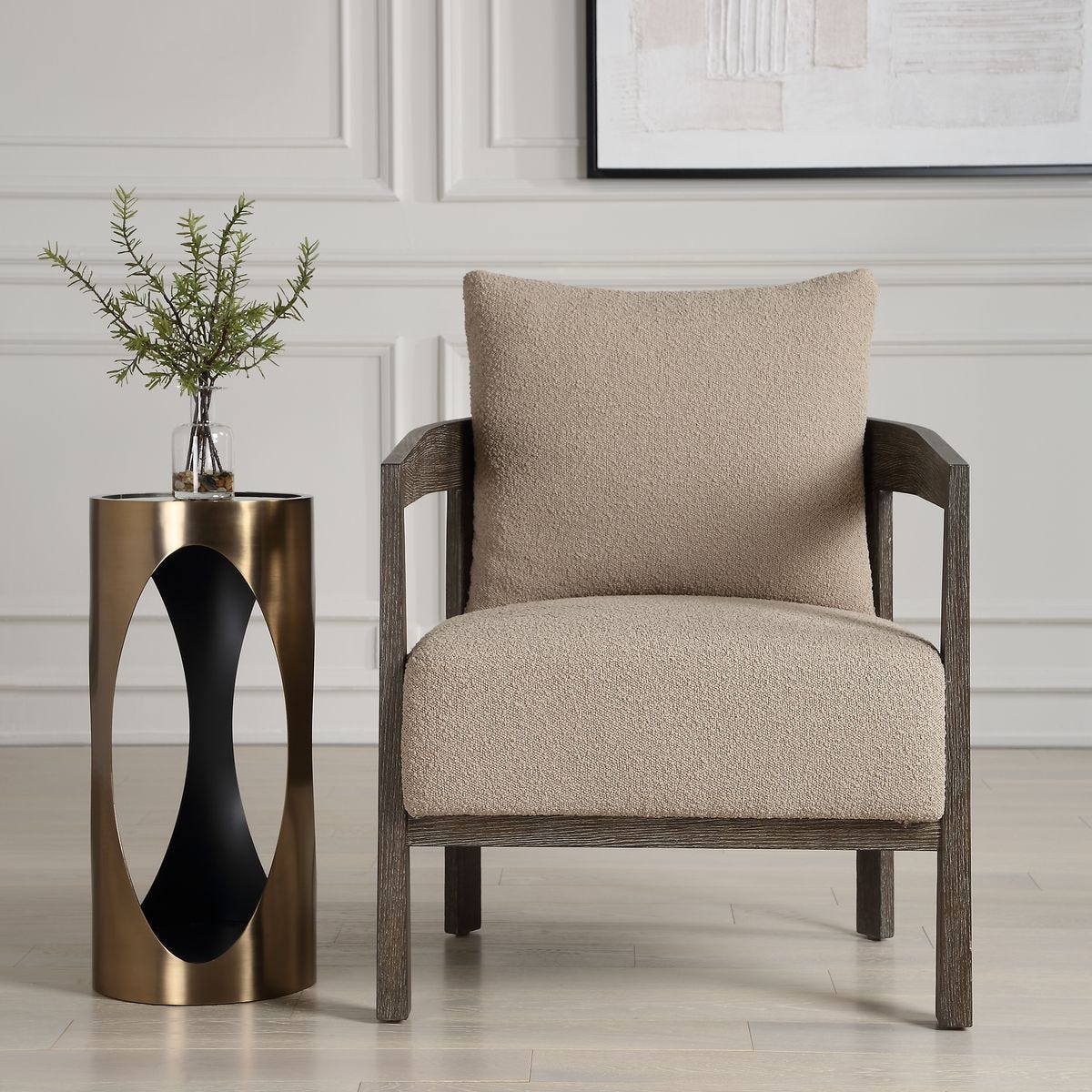 Sienna Accent Chair - stylish accent chair to elevate your living room decor | Image 1 | InSTYLE Home & Rugs