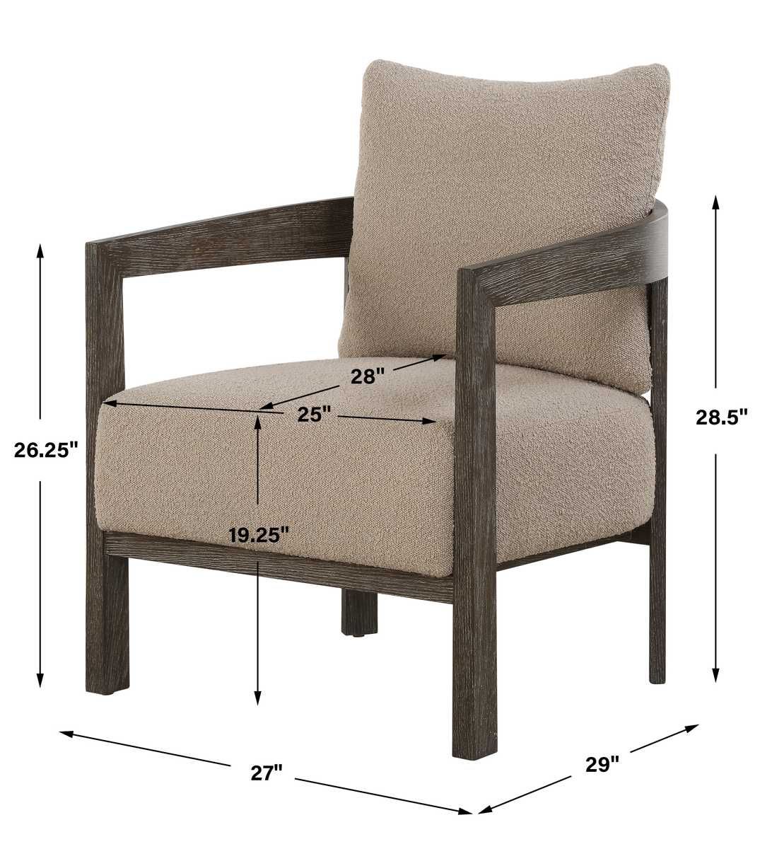 Sienna Accent Chair - stylish accent chair to elevate your living room decor | Image 11 | InSTYLE Home & Rugs