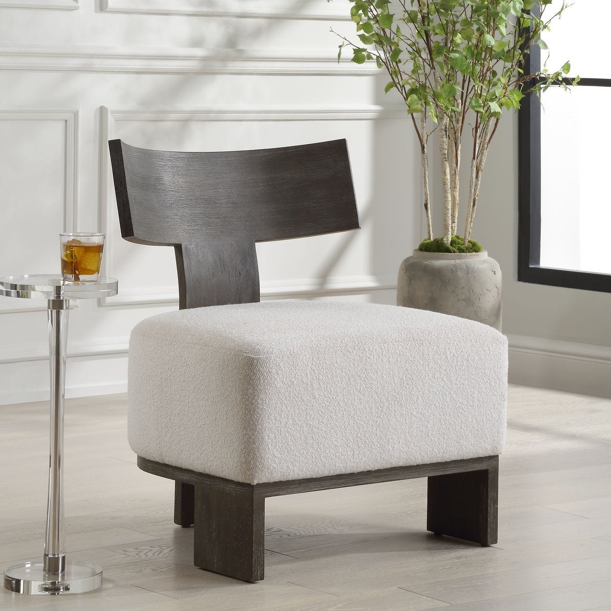 Finlay Accent Chair - compact accent chair for adding personality to any room | Image 3 | InSTYLE Home & Rugs