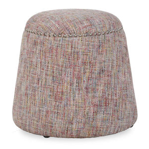 Gumdrop Ottoman, Confetti - chic ottoman for living rooms | Image 2 | InSTYLE Home & Rugs