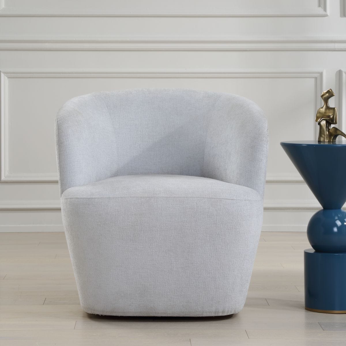 Mist Swivel Chair - durable construction for long-lasting use | Image 1 | InSTYLE Home & Rugs