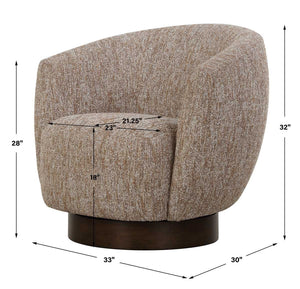 Dunes Swivel Chair - comfortable seating for dining and office spaces | Image 9 | InSTYLE Home & Rugs