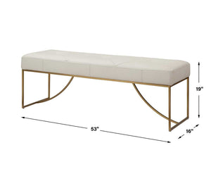 Swale Bench - perfect for entryways or patios | Image 7 | InSTYLE Home & Rugs