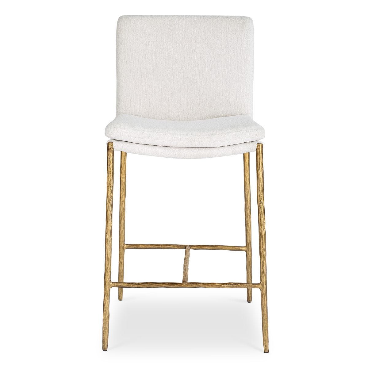 Ascend Counter Stool, White - perfect for modern counters | Image 2 | InSTYLE Home & Rugs