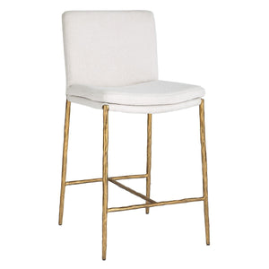 Ascend Counter Stool, White - perfect for modern counters | Image 4 | InSTYLE Home & Rugs