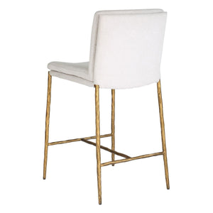Ascend Counter Stool, White - perfect for modern counters | Image 6 | InSTYLE Home & Rugs