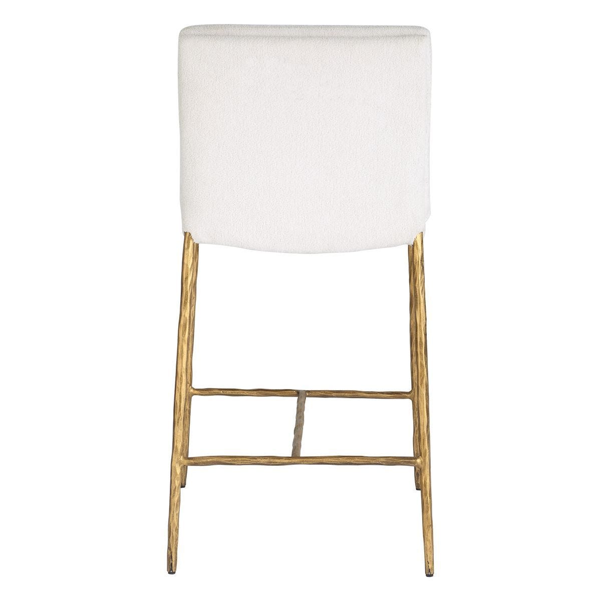 Ascend Counter Stool, White - perfect for modern counters | Image 7 | InSTYLE Home & Rugs