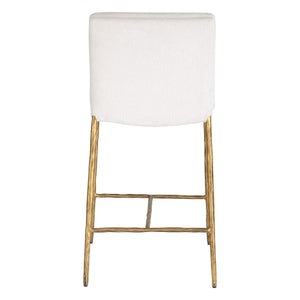 Ascend Counter Stool, White - perfect for modern counters | Image 7 | InSTYLE Home & Rugs