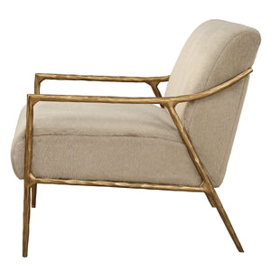 Kashmir Accent Chair - modern accent chair with comfortable cushioning and sleek design | Image 5 | InSTYLE Home & Rugs