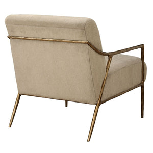 Kashmir Accent Chair - modern accent chair with comfortable cushioning and sleek design | Image 6 | InSTYLE Home & Rugs