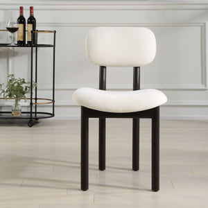 Sculpt Dining Chair, White, 2 Per Box, Priced Each - elegant seating for dining areas | Image 1 | InSTYLE Home & Rugs