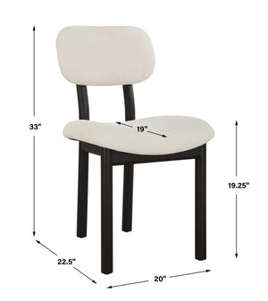 Sculpt Dining Chair, White, 2 Per Box, Priced Each - elegant seating for dining areas | Image 8 | InSTYLE Home & Rugs