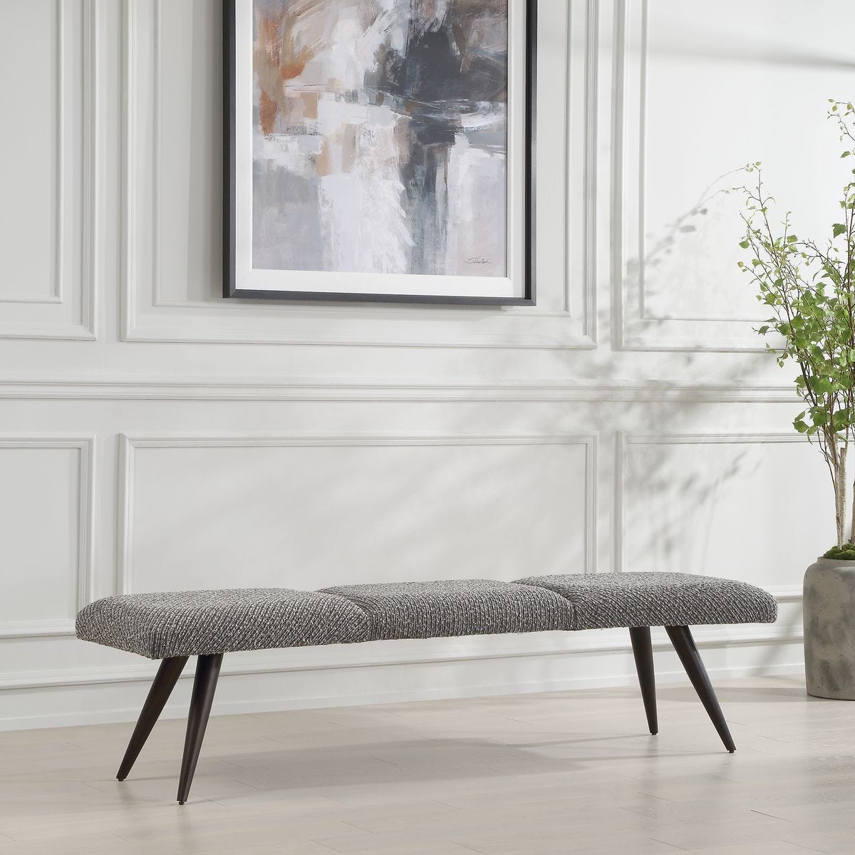 Bowtie Bench - durable bench with modern style | Image 3 | InSTYLE Home & Rugs