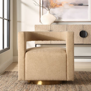 Grounded Swivel Chair - comfortable seating for dining and office spaces | Image 3 | InSTYLE Home & Rugs