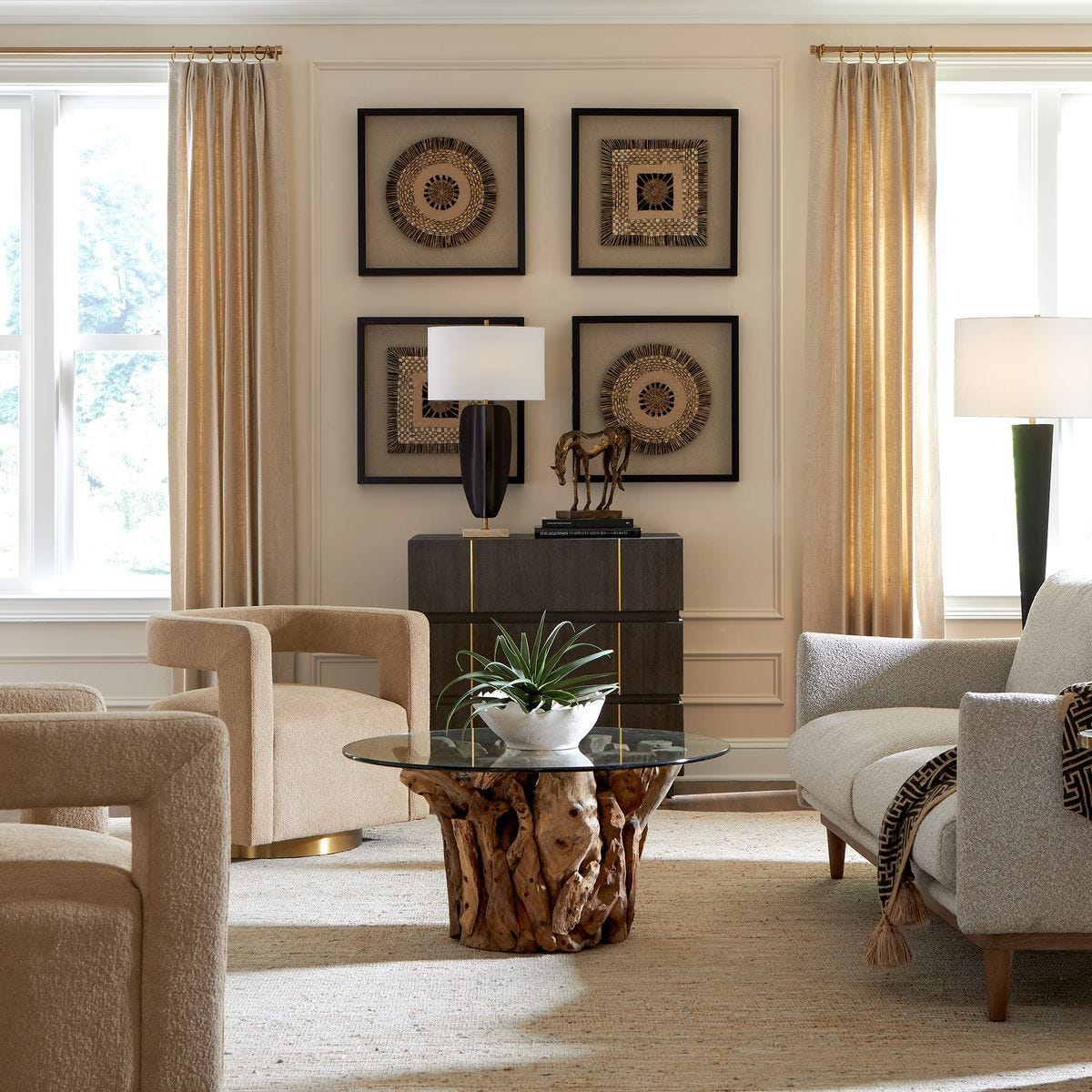 Grounded Swivel Chair - comfortable seating for dining and office spaces | Image 9 | InSTYLE Home & Rugs
