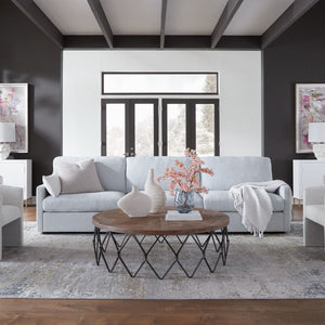 Refuge Sofa, Right Arm Facing, Cloud Blue 23853-R - stylish seating for your home | Image 1 | InSTYLE Home & Rugs