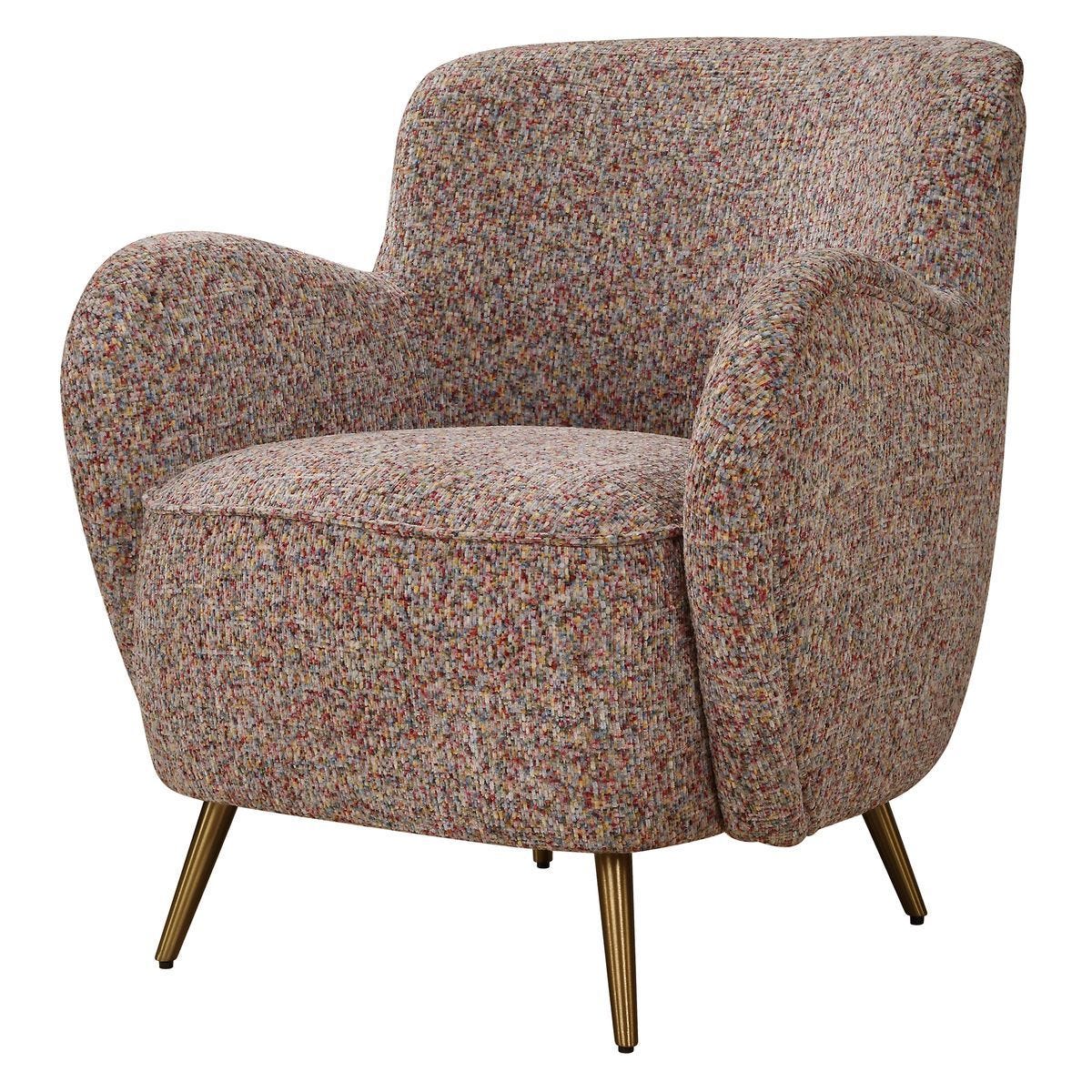 Gemstone Accent Chair - modern accent chair with comfortable cushioning and sleek design | Image 4 | InSTYLE Home & Rugs