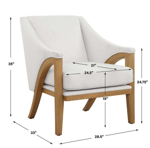 Evolve Accent Chair - compact accent chair for adding personality to any room | Image 9 | InSTYLE Home & Rugs