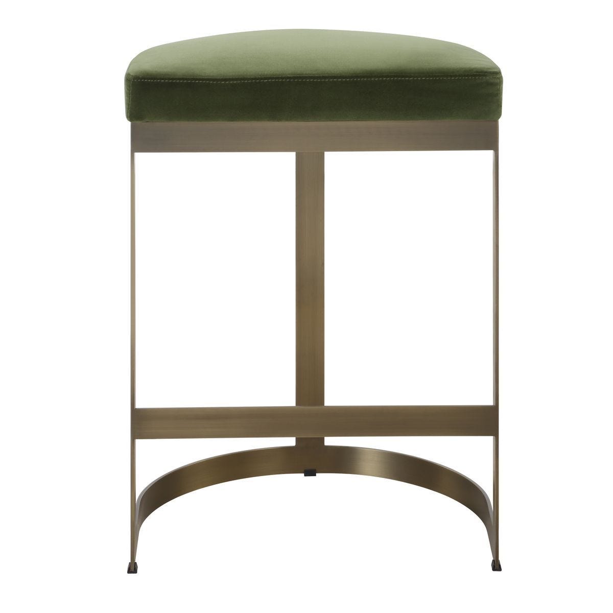 Ivanna Counter Stool, Brass - sleek stools for kitchen bars | Image 6 | InSTYLE Home & Rugs