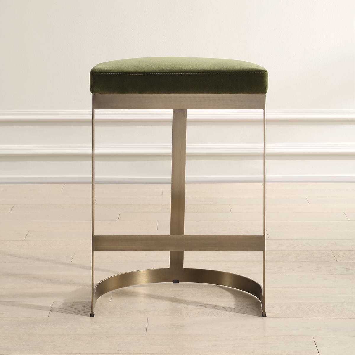 Ivanna Counter Stool, Brass - sleek stools for kitchen bars | Image 3 | InSTYLE Home & Rugs