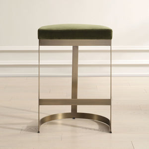 Ivanna Counter Stool, Brass - sleek stools for kitchen bars | Image 3 | InSTYLE Home & Rugs