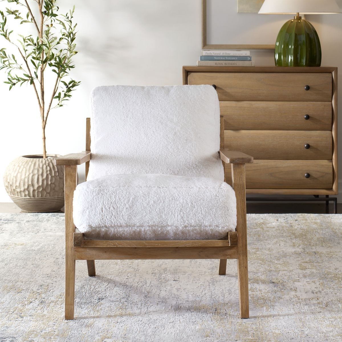 Laid Back Accent Chair - stylish accent chair to elevate your living room decor | Image 1 | InSTYLE Home & Rugs