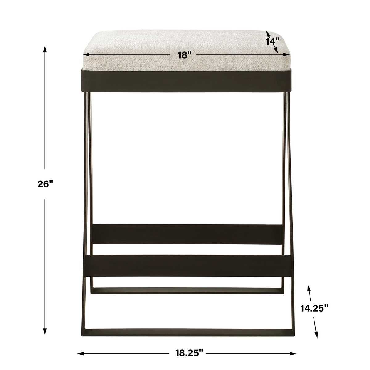 Hover Counter Stool - sleek stools for kitchen bars | Image 6 | InSTYLE Home & Rugs