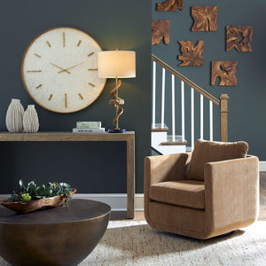 Abound Swivel Chair, Ginger - variety of styles from classic to contemporary | Image 5 | InSTYLE Home & Rugs
