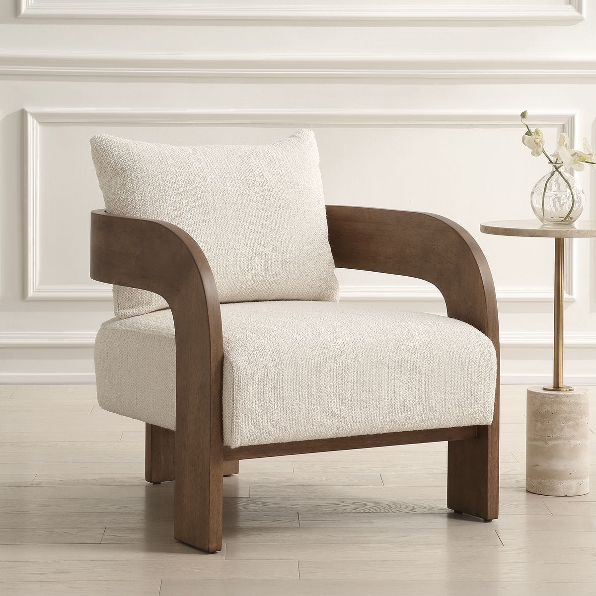 Rowan Accent Chair - modern accent chair with comfortable cushioning and sleek design | Image 3 | InSTYLE Home & Rugs