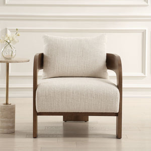 Rowan Accent Chair - modern accent chair with comfortable cushioning and sleek design | Image 1 | InSTYLE Home & Rugs