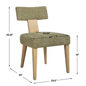 Elysian Dining Chair, Moss, 2 Per Box, Priced Each - elegant seating for dining areas | Image 7 | InSTYLE Home & Rugs