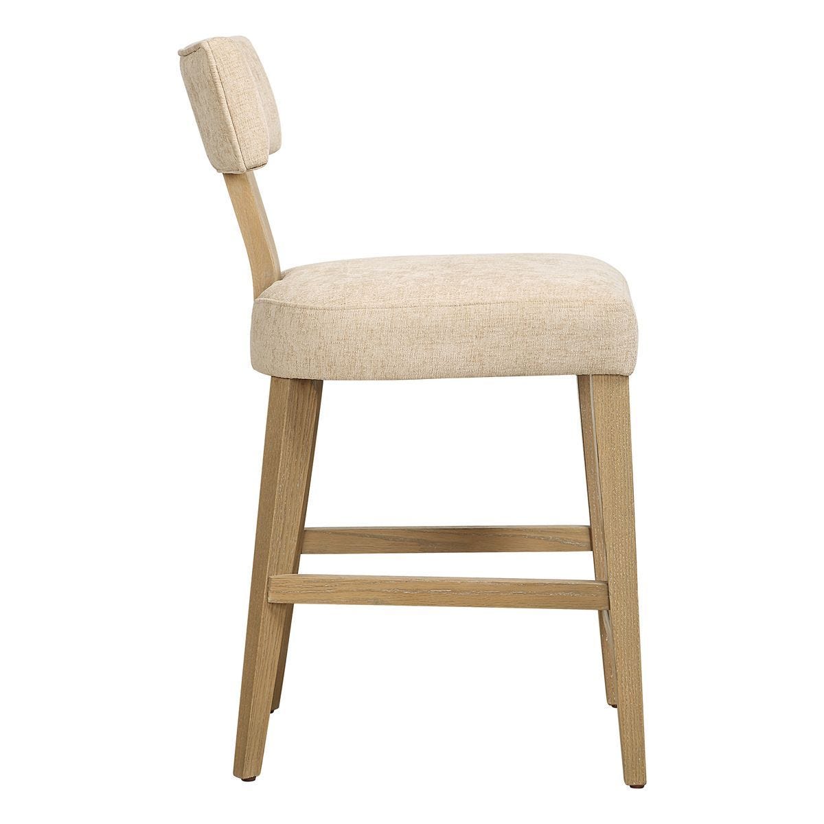 Elysian Counter Stool, Sand - perfect for modern counters | Image 4 | InSTYLE Home & Rugs