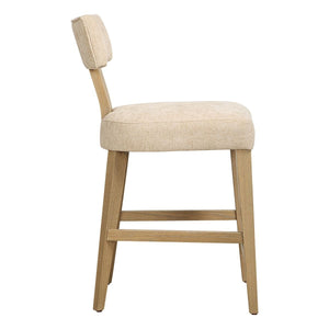 Elysian Counter Stool, Sand - perfect for modern counters | Image 4 | InSTYLE Home & Rugs