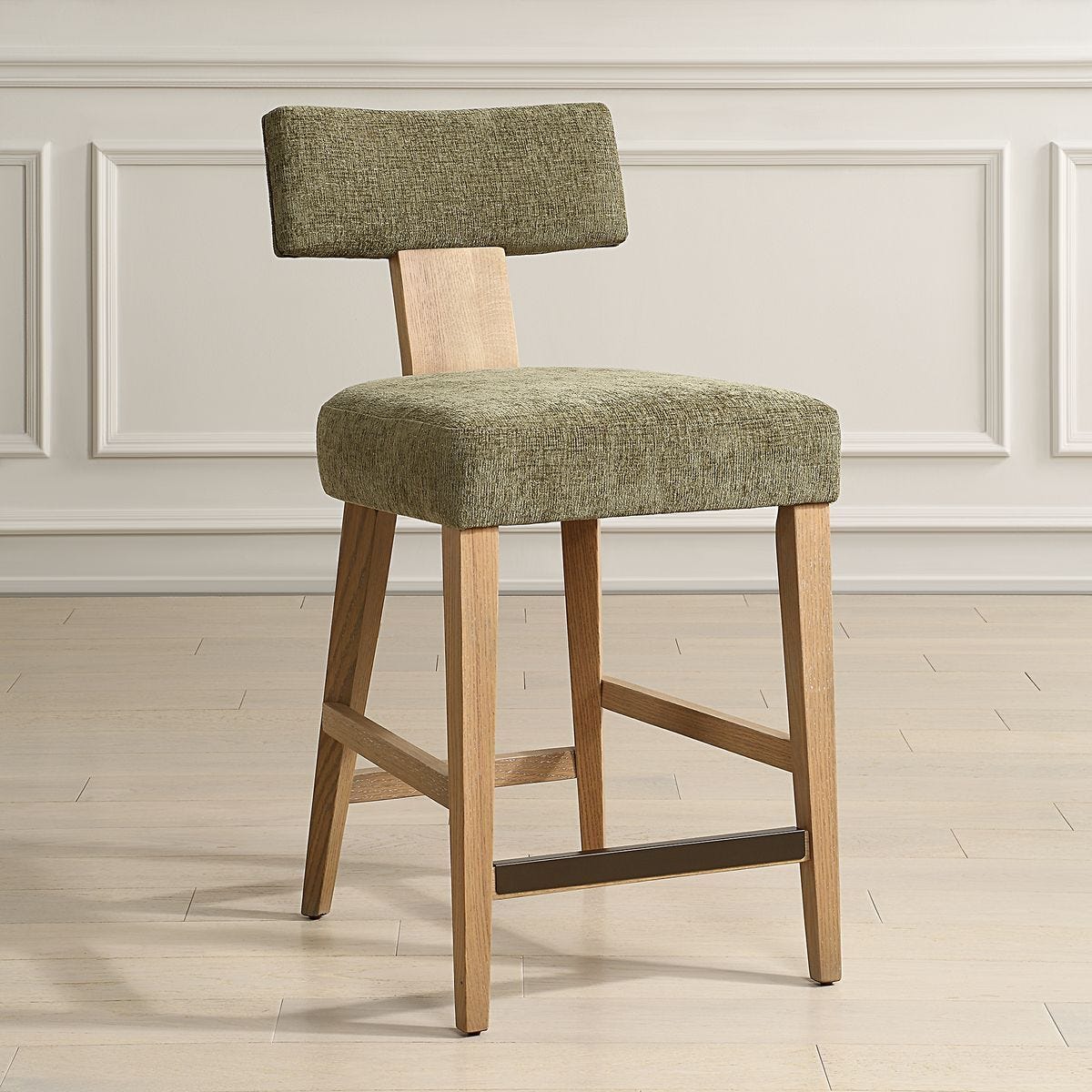 Elysian Counter Stool, Moss - sleek stools for kitchen bars | Image 3 | InSTYLE Home & Rugs