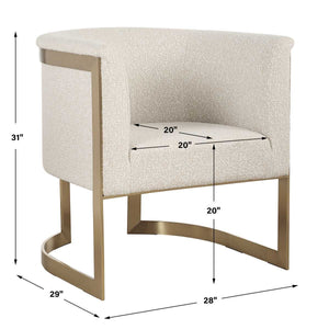 Bellina Accent Chair - compact accent chair for adding personality to any room | Image 7 | InSTYLE Home & Rugs