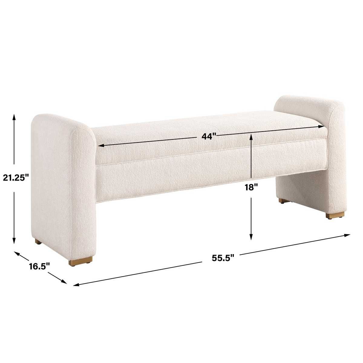Caliste Bench - stylish bench for any space | Image 6 | InSTYLE Home & Rugs