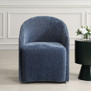 Harbor Dining Chair, Blue - elegant seating for dining areas | Image 1 | InSTYLE Home & Rugs