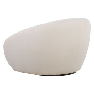 DeSoto Swivel Chair, Cream - variety of styles from classic to contemporary | Image 6 | InSTYLE Home & Rugs