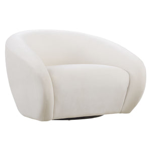 DeSoto Swivel Chair, Cream - variety of styles from classic to contemporary | Image 4 | InSTYLE Home & Rugs