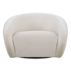DeSoto Swivel Chair, Cream - variety of styles from classic to contemporary | Image 2 | InSTYLE Home & Rugs