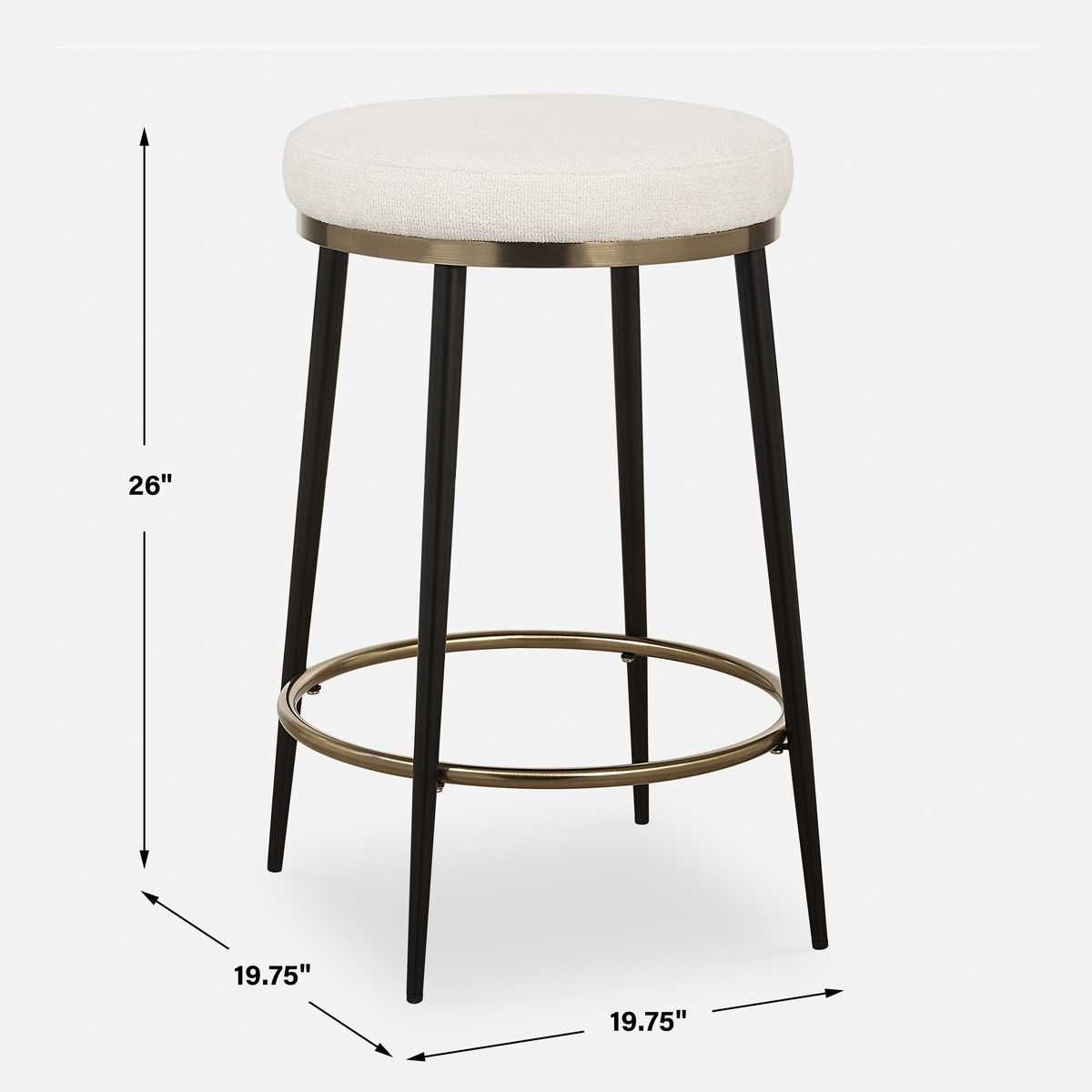 Ensemble Counter Stool - perfect for modern counters | Image 7 | InSTYLE Home & Rugs