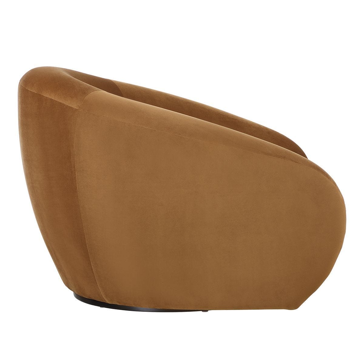 DeSoto Swivel Chair, Hazlenut - comfortable seating for dining and office spaces | Image 5 | InSTYLE Home & Rugs