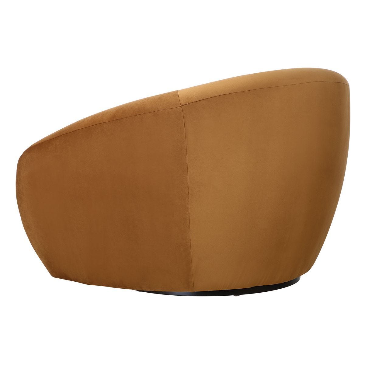 DeSoto Swivel Chair, Hazlenut - comfortable seating for dining and office spaces | Image 6 | InSTYLE Home & Rugs