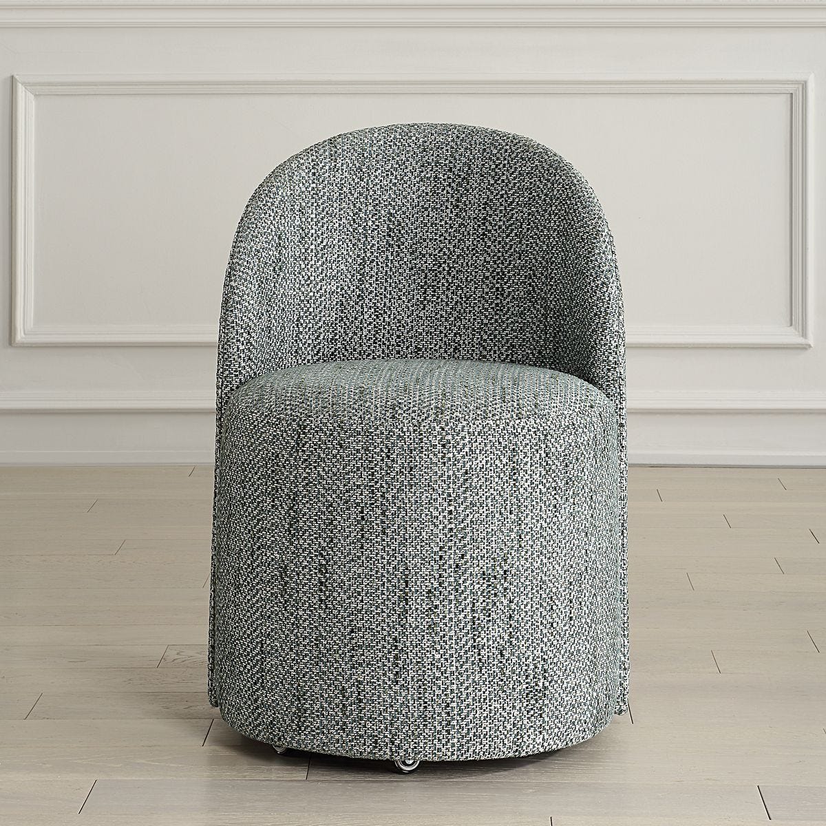 Roll With It Dining Chair, Teal - elegant seating for dining areas | Image 1 | InSTYLE Home & Rugs