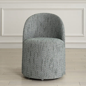 Roll With It Dining Chair, Teal - elegant seating for dining areas | Image 1 | InSTYLE Home & Rugs