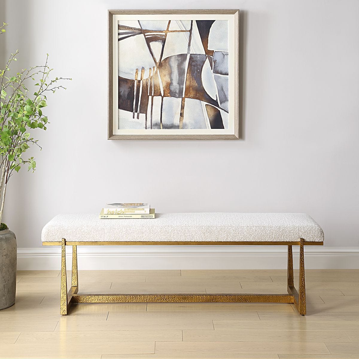 Midas Bench - durable bench with modern style | Image 1 | InSTYLE Home & Rugs