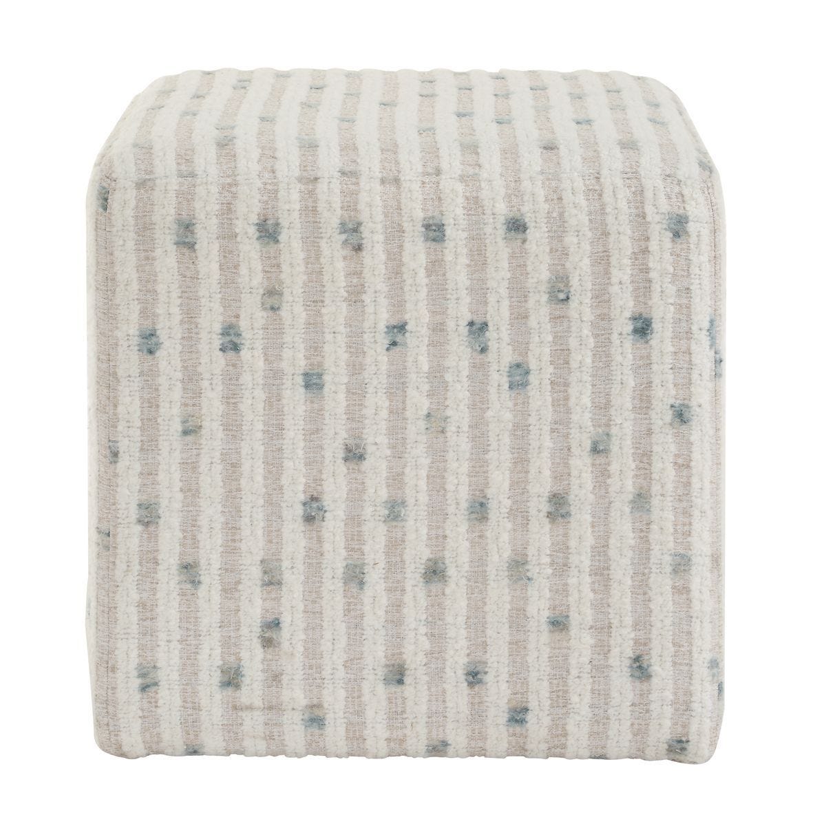 Joie Ottoman, Sea Blue - perfect footrests with style | Image 5 | InSTYLE Home & Rugs