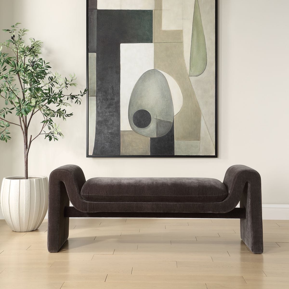 Manson Bench - perfect for entryways or patios | Image 1 | InSTYLE Home & Rugs