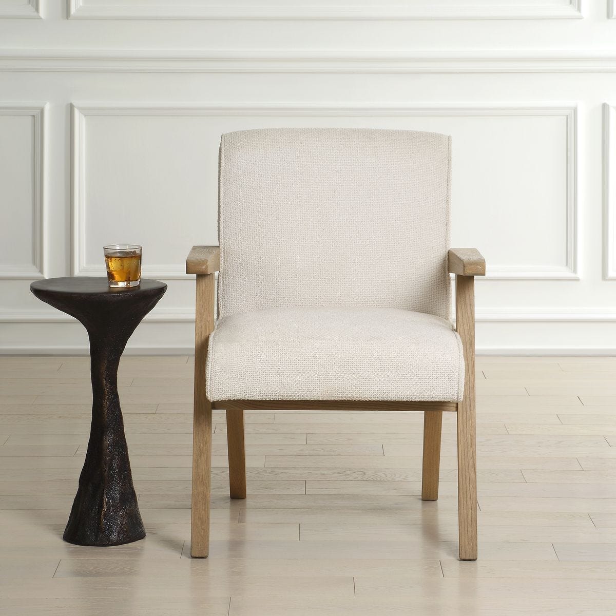 Blakely Dining Arm Chair - elegant seating for dining areas | Image 1 | InSTYLE Home & Rugs