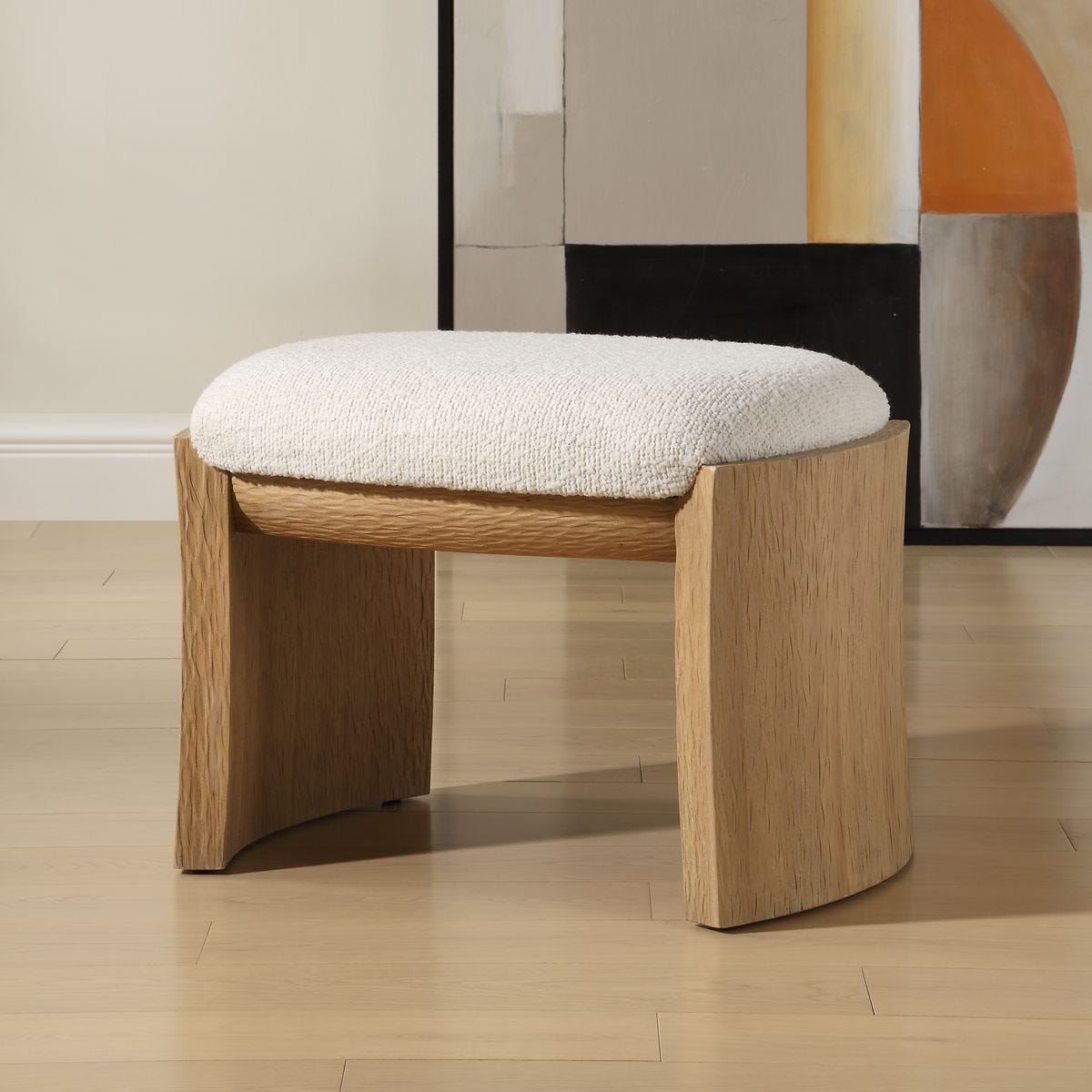 Port Small Bench, Natural - stylish bench for any space | Image 3 | InSTYLE Home & Rugs
